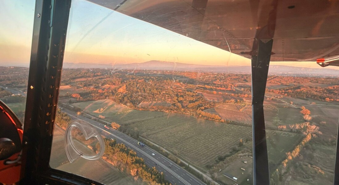 Vol sur le mont ventoux ULM Savannah