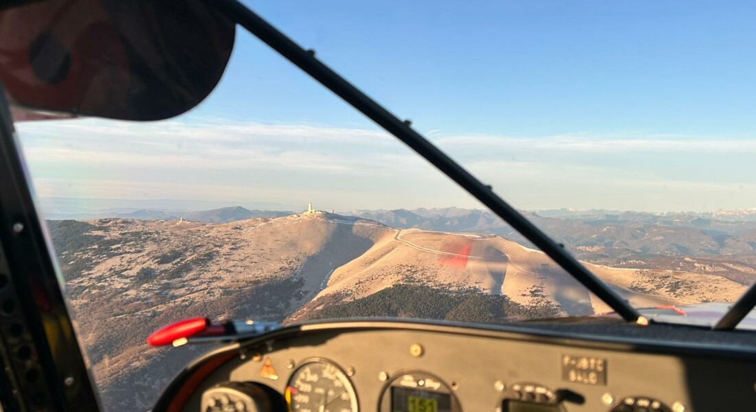 Vol sur le mont ventoux ULM Savannah S